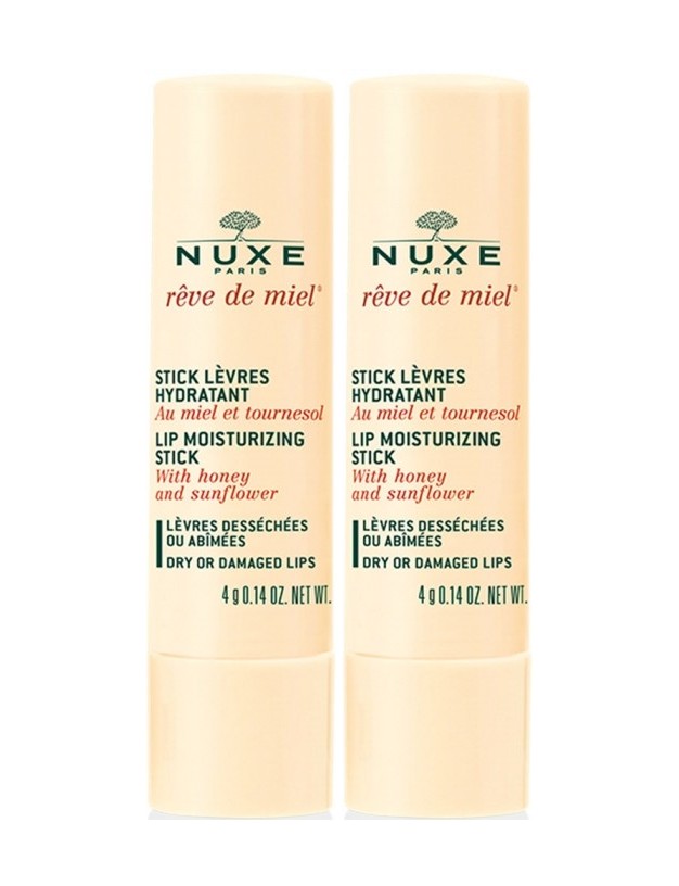 Nuxe Rêve de Miel Stick Lèvres Hydratant Lot de 2